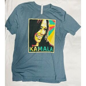 Kamala Harris Graphic T-Shirt Women's M Black 100% Cotton Political Tee 2024
